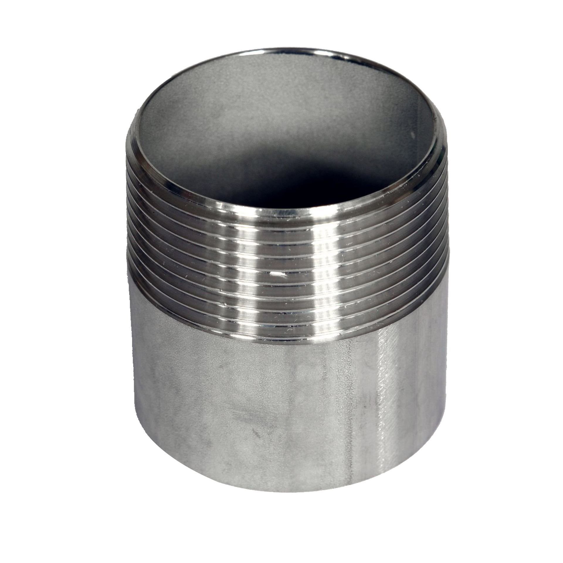 Paslanmaz Tek Taraflı Nipel 1 1/2'' AISI 304