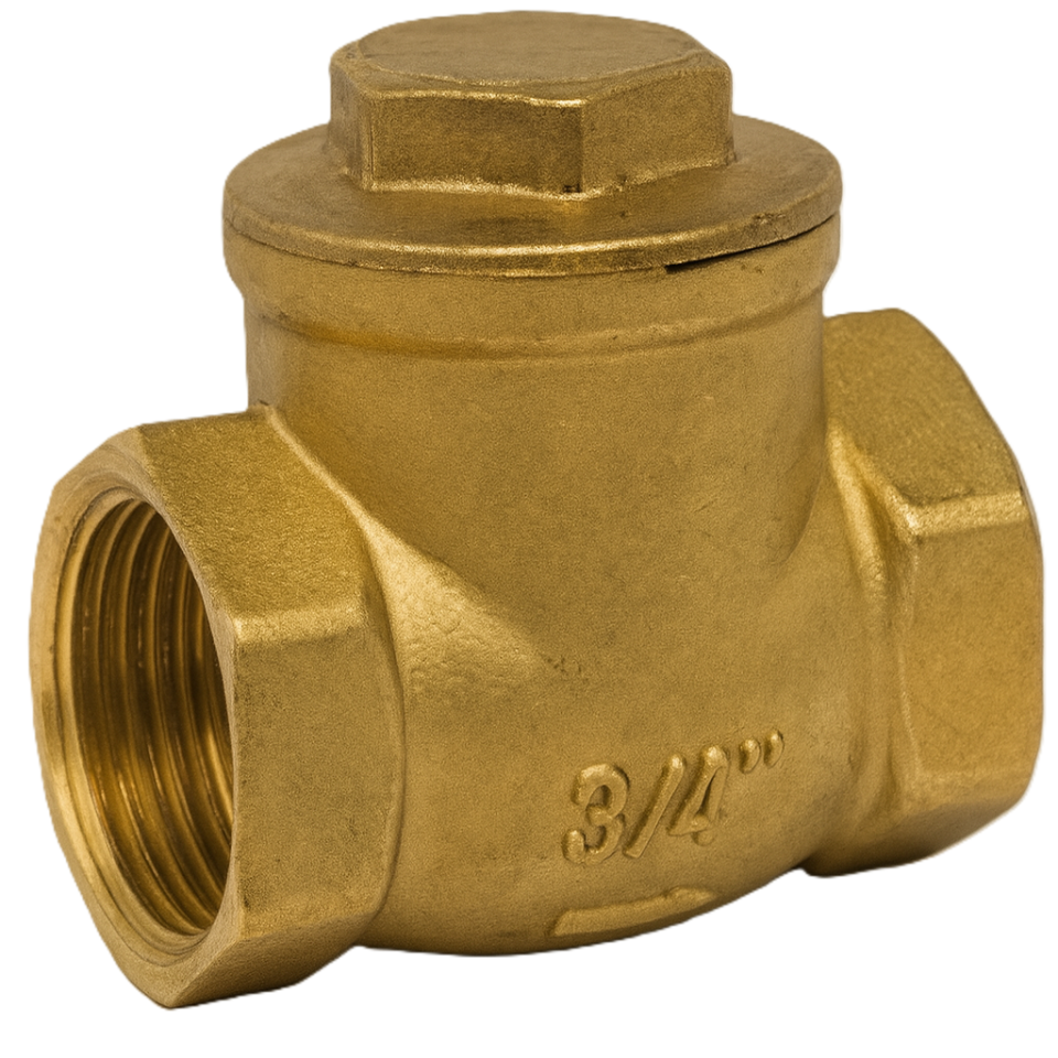 ASEL Brass Swing Check Valve 3/4'' PN16
