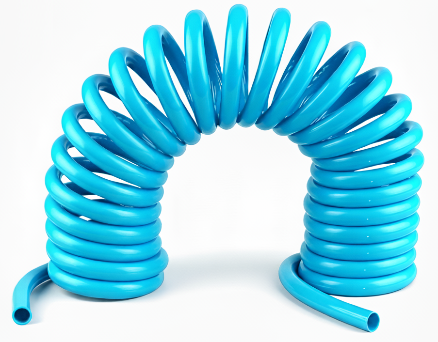 Polyurethane Spiral Air Hose 5.5 x 8 mm 5 Meters