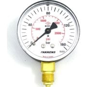 Pakkens Alt Bağlantılı Manometre Ø63 mm 0-160 Bar 1/4''
