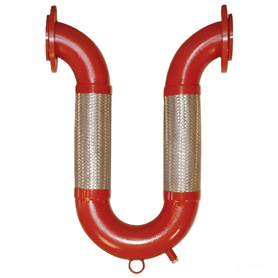 AYVAZ Omega U-Flex Flanşlı Dilatasyon Kompansatör L:40mm DN32