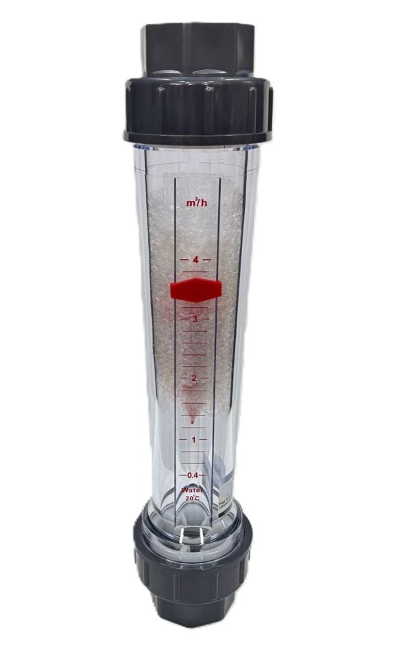 LZS-50-003 Plastik Tüplü Şamandıralı Debimetre Sıvı 0.4-4 m³/h 1 1/2''