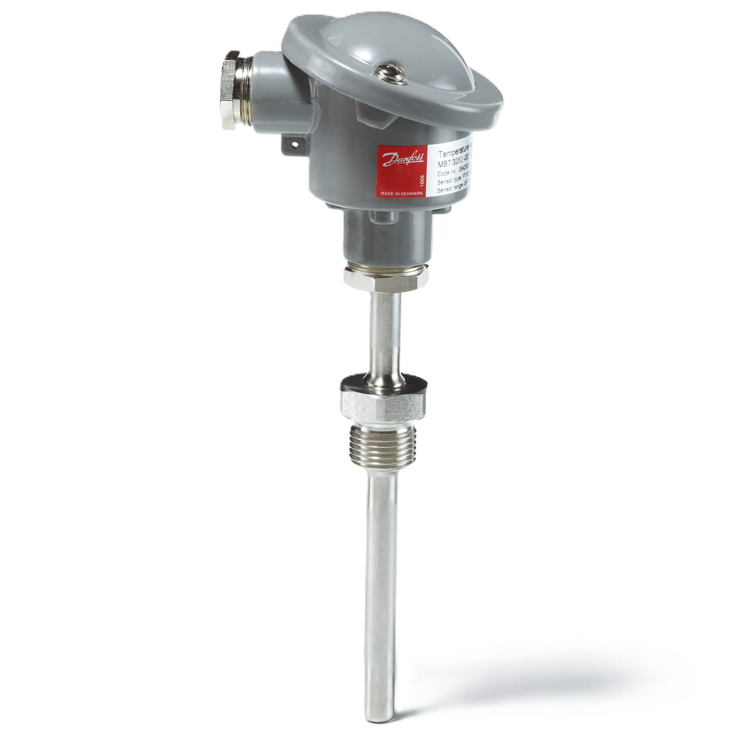 Danfoss MBT 3252 084Z2266 Pt100 Sıcaklık Sensörü L:100 mm+50 mm İzolasyon Payı