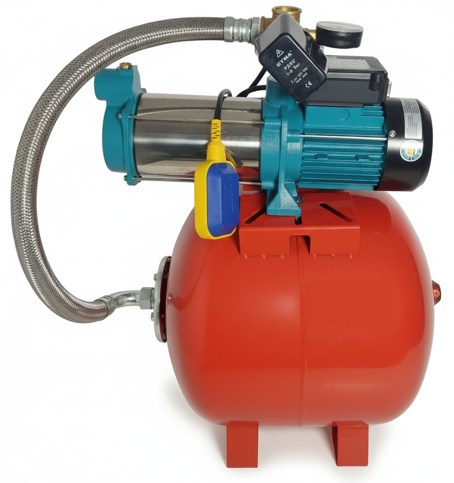 LEO Paket Hidrofor 5XCSm100S 50 Litre Tanklı 1.2 HP