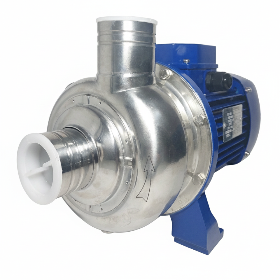 Water Sound BK120 Açık Fanlı Paslanmaz Santrifüj Pompa 1.2 HP 380V