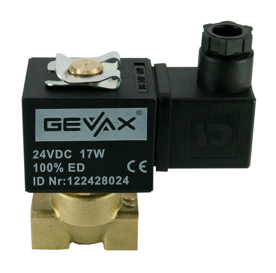 GEVAX 1901-KDNB016-020-G24DC Solenoid Valve 1/4'' (0-16 Bar)