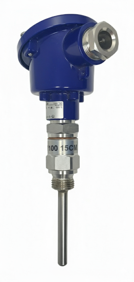 WIKA TR10-B 1 X PT100 Head Type Thermocouple 15cm 1/2''