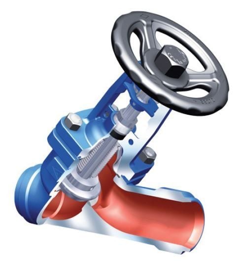 ARI FABA® Plus 35.066 Metal Bellows Globe Valve PN40 DN80