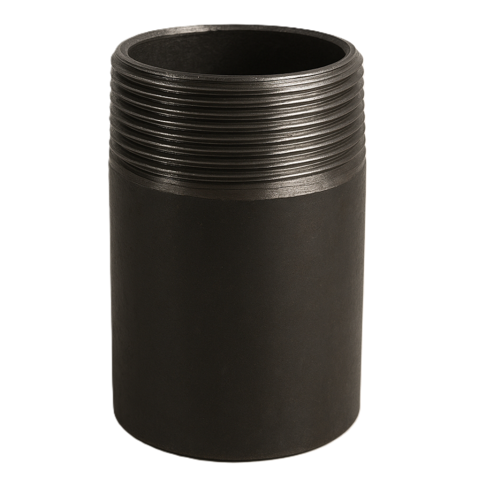 Tek Taraflı Siyah Nipel 3/4''