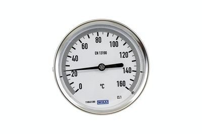 Wika Termometre Arkadan Çıkışlı Ø100 120°C 5cm  Kl 2,0 A52.1