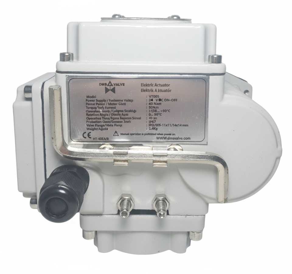 DMS Elektrikli Aktüatör 50Nm 24V DC