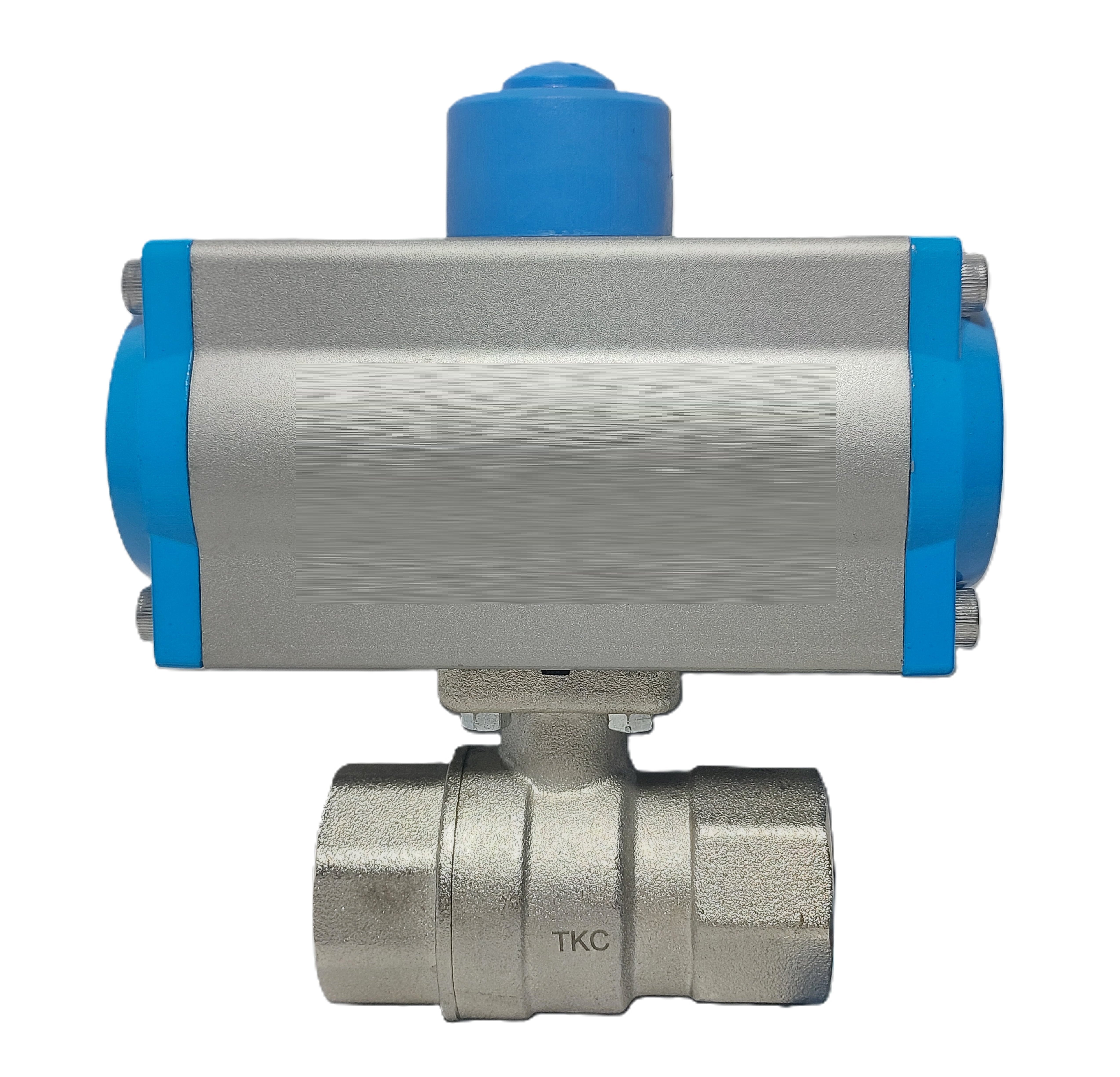 Çift Etkili Pnömatik Aktüatörlü Paslanmaz Küresel Vana 3/4''