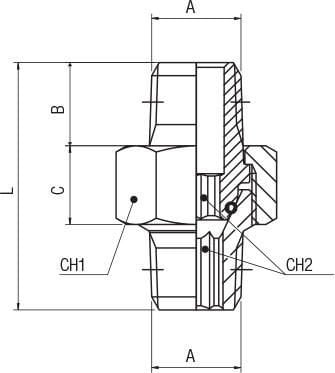 AIGNEP 2060 Konik Nipel 1/2''