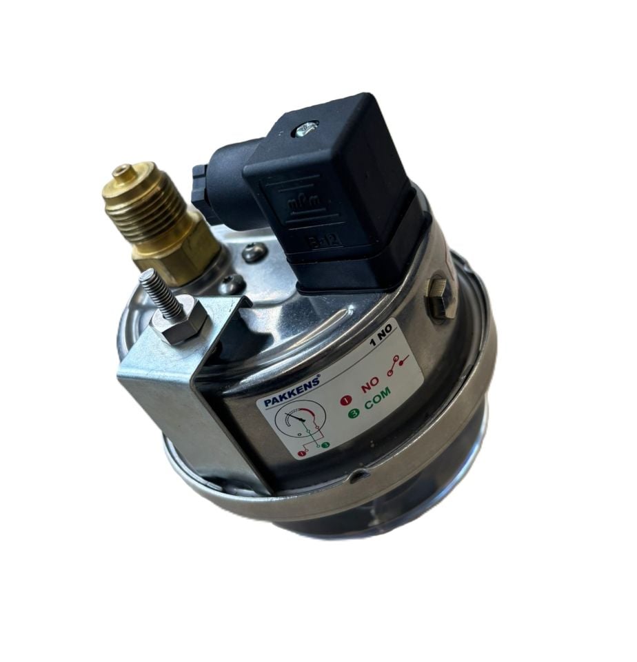 Pakkens Panel Type Contact Glycerin Manometer 400 Bar