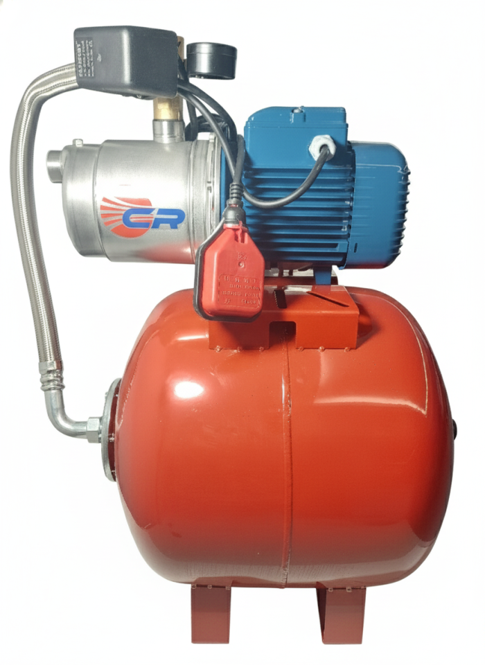 PEDROLLO 5CRm 80 Paket Hidrofor 50 Lt Tanklı 1 Hp