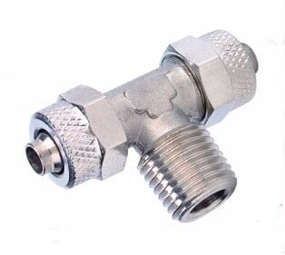 Aignep Pnömatik Sıkmalı Orta Bacak Metal TE 1/4''  Ø10mm