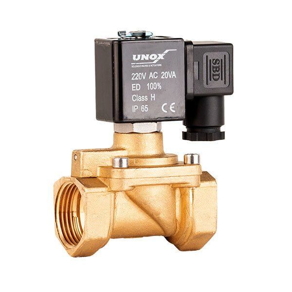 UNOX Buhar Solenoid Valfi 1/2'' Normalde Kapalı BHR 1213  220Volt