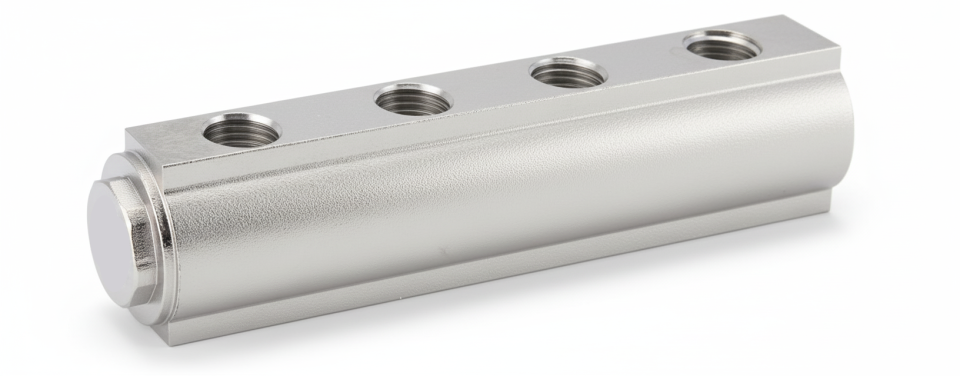 KONSAN İç Dişli Boş Pirinç Kollektör 4'lü 1''