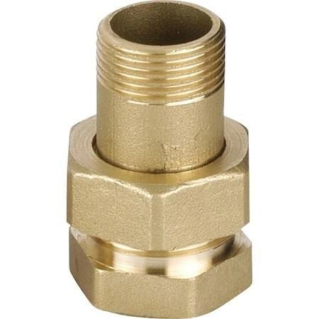 KONSAN Brass Straight Radiator Gland 2''