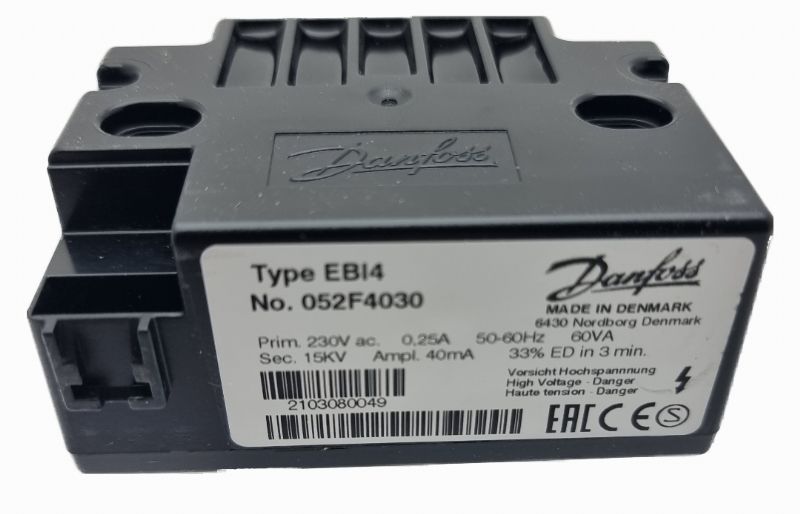 Ateşleme Trafosu 2 X 7000V %33S DANFOSS 052F4030 EBI4