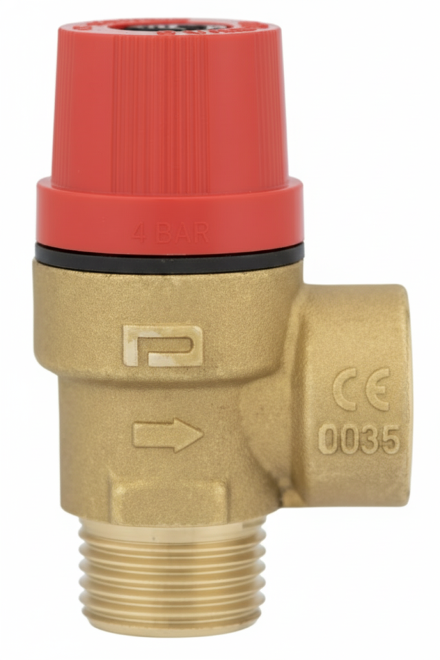 Pakkens Sabit Emniyet Ventili Erkek 1/2'' - 6 Bar