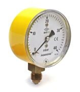 Pakkens Capsule Diaphragm Manometer with Bottom Connection Ø63 mm 40 MBar﻿ 1/4''