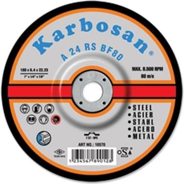Karbonsan Taşlama Taşı 180 X 8 X 22
