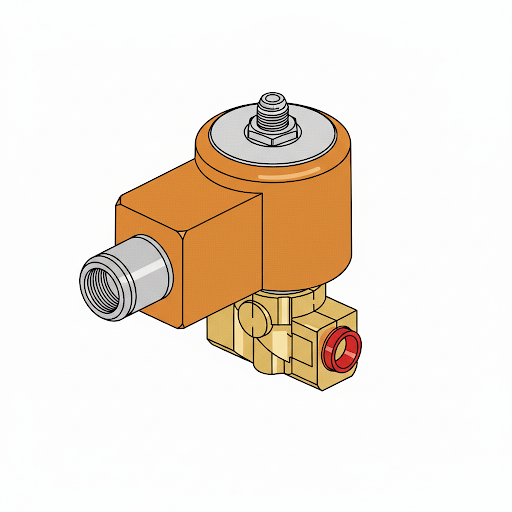 LUCIFER E122K9363 Yakıt Solenoid Valfi 1/8''