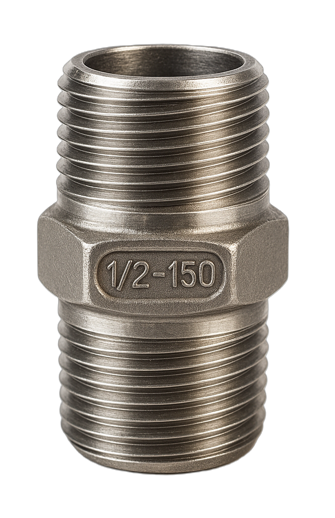 Paslanmaz Hex Nipel AISI 304 2''