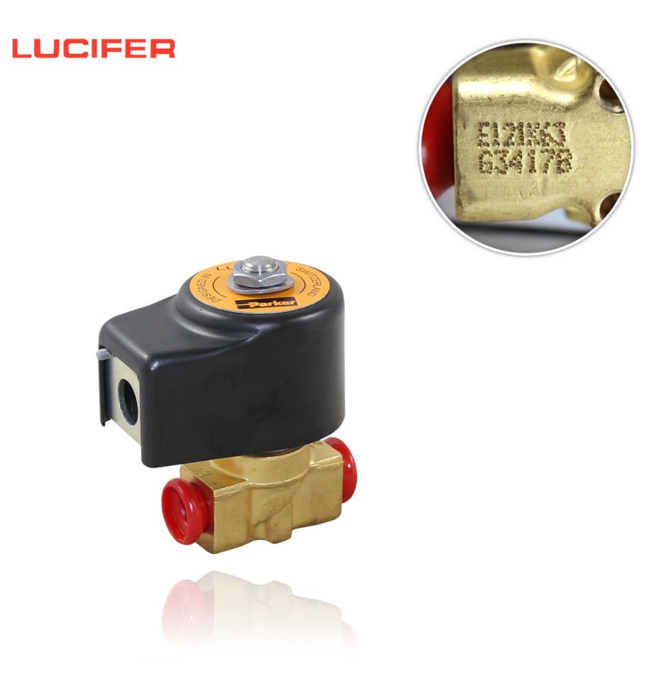 Lucifer-Parker E121 K 63 Fuel Solenoid Valve 1/4''