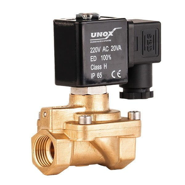 UNOX BHR-1213 Buhar Solenoid Valfi 1/2'' Normalde Kapalı