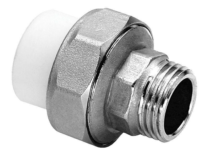 HAKAN PLASTİK PPRC Dış Dişli Oynar Başlı Rakor 50mm - 1 1/2''