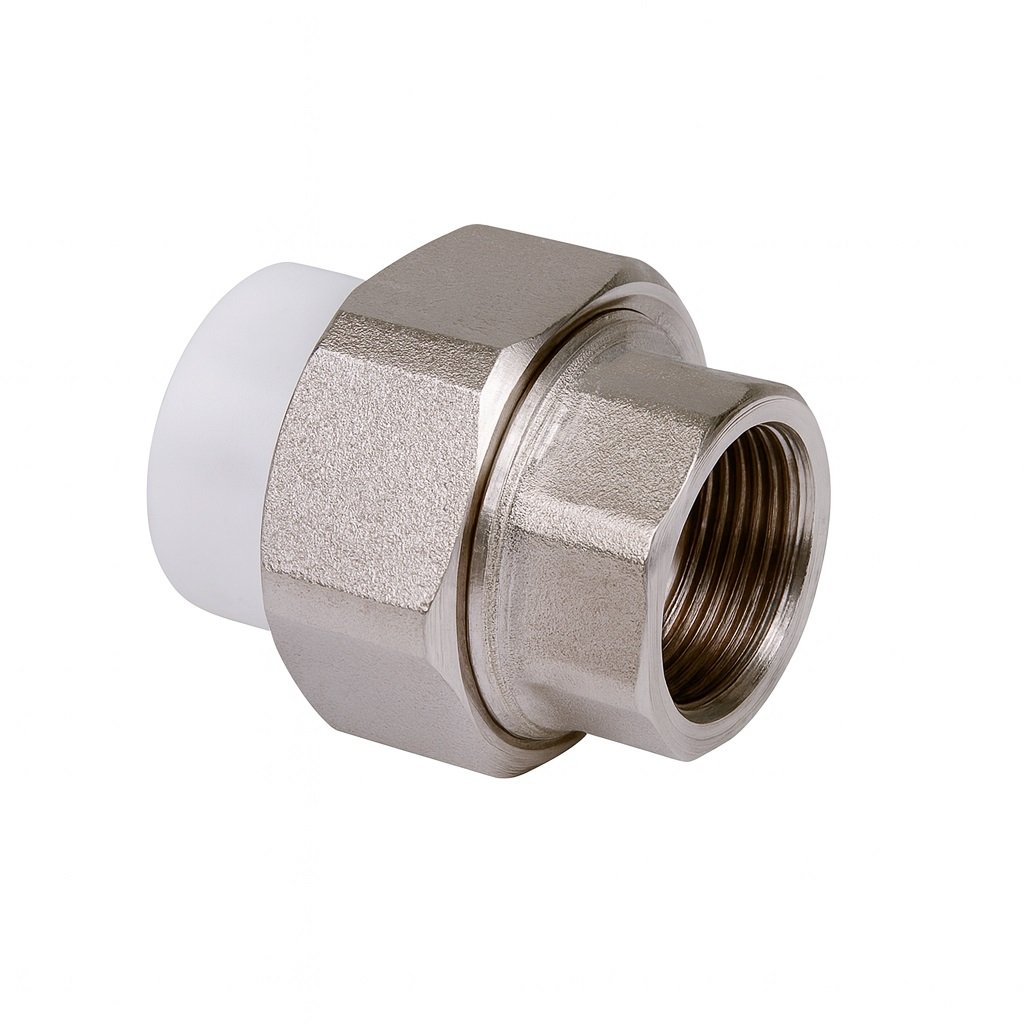 HAKAN PLASTİK PPRC İç Dişli Oynar Başlı Rakor 40mm - 1 1/4''