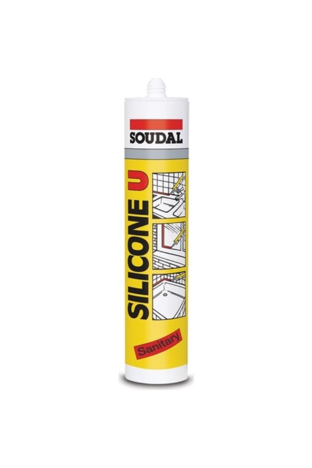Soudal Genel Amaçlı Şeffaf Silikon 280GR