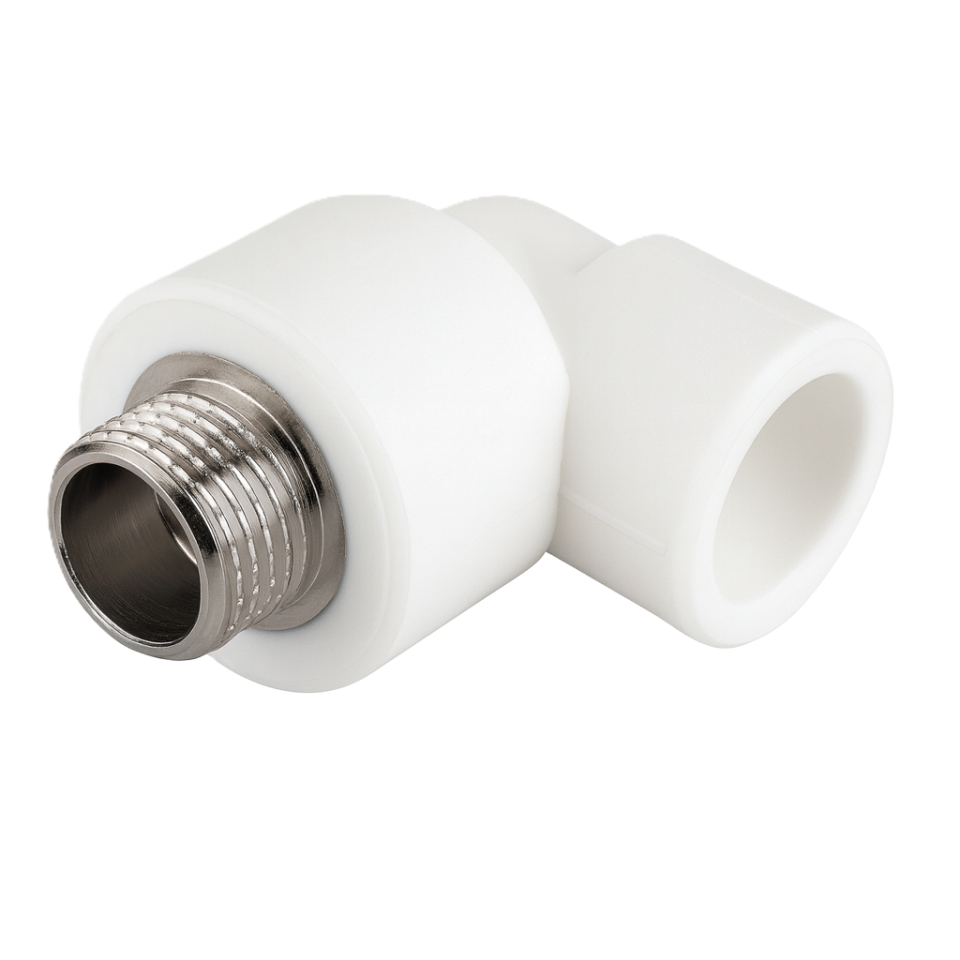 HAKAN PLASTİK PPRC External Threaded Elbow 32mm - 1''﻿