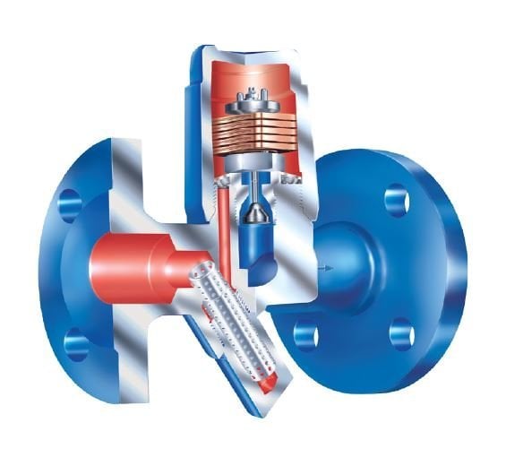 ARI CONA® B 45.601-1 Bimetalik Buhar Kapanı PN40 DN20