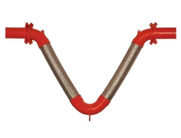 AYVAZ Omega V-Flex Yivli Dilatasyon Kompansatör L:100mm 5''