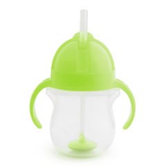 Munchkin Tıklama Kilitli Uçlu Pipetli Alıştırma Bardağı, 6ay+, 207ml, Yeşil, 1 Adet