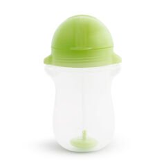Munchkin Tıklama Kilitli Uçlu Pipetli Alıştırma Bardağı, 12ay+, 296ml, Yeşil, 1 Adet