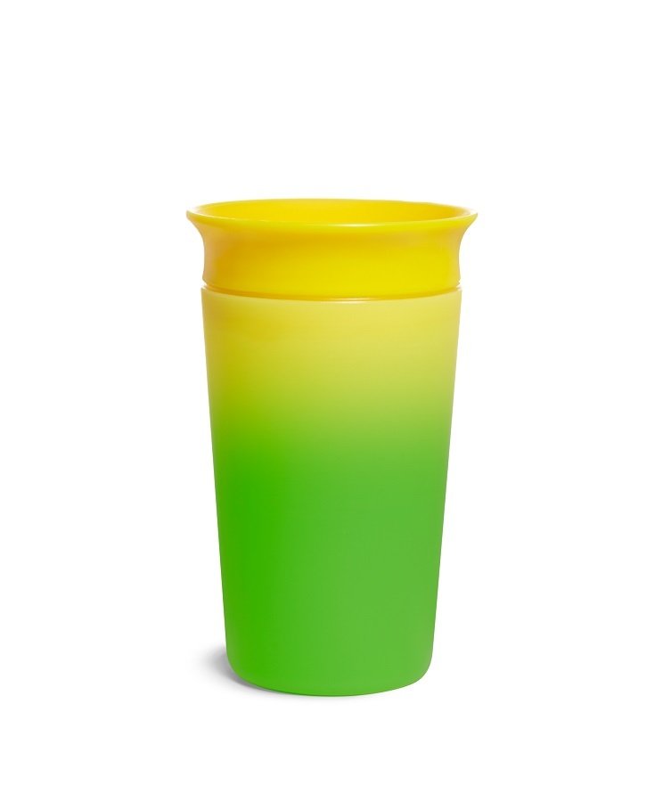 Munchkin Mucize  360° Renk Değiştiren Alıştırma Bardağı, 12ay+,  266ml, Sarı, 1 Adet