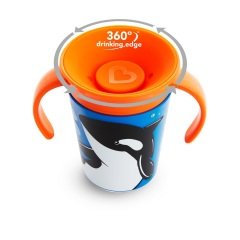 Munchkin Mucize  360 Alıştırma Bardağı, Orka, 6ay+, 177 ml, 1 Adet