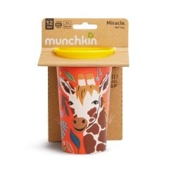 Munchkin Mucize  360° Wildlove Alıştırma Bardağı, 12ay+, 266ml,Zürafa, 1 Paket