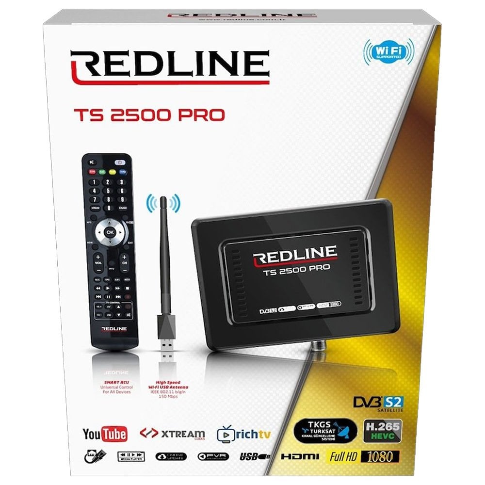 REDLİNE TS2500 PRO + 1YIL REDİPTV