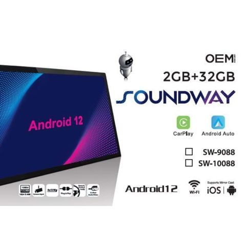 SOUNDWAY SW-10088 ANDROİD TABLET EKRAN