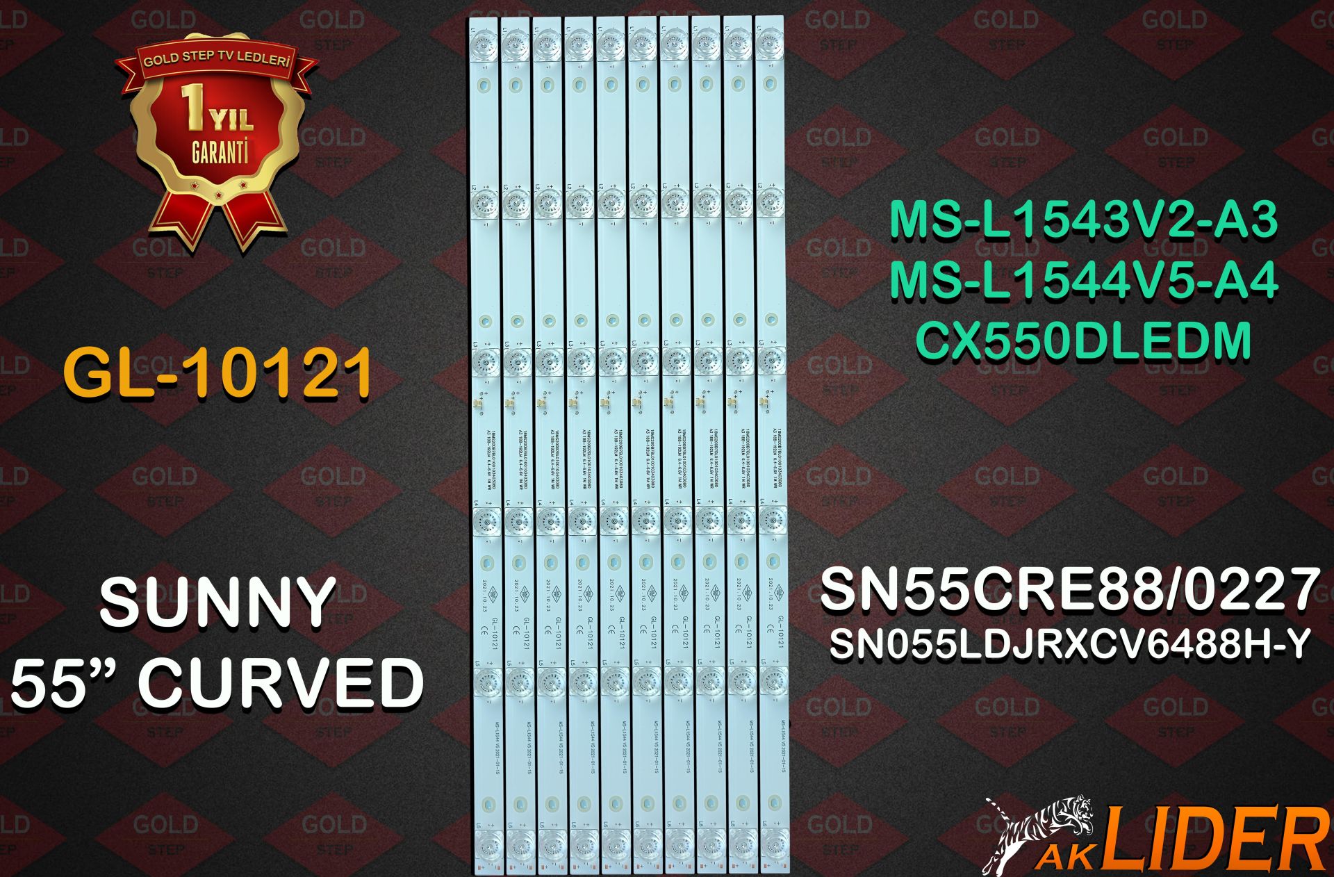 SUNNY 55'' CURVED MS-L1543 CX550DLEDM