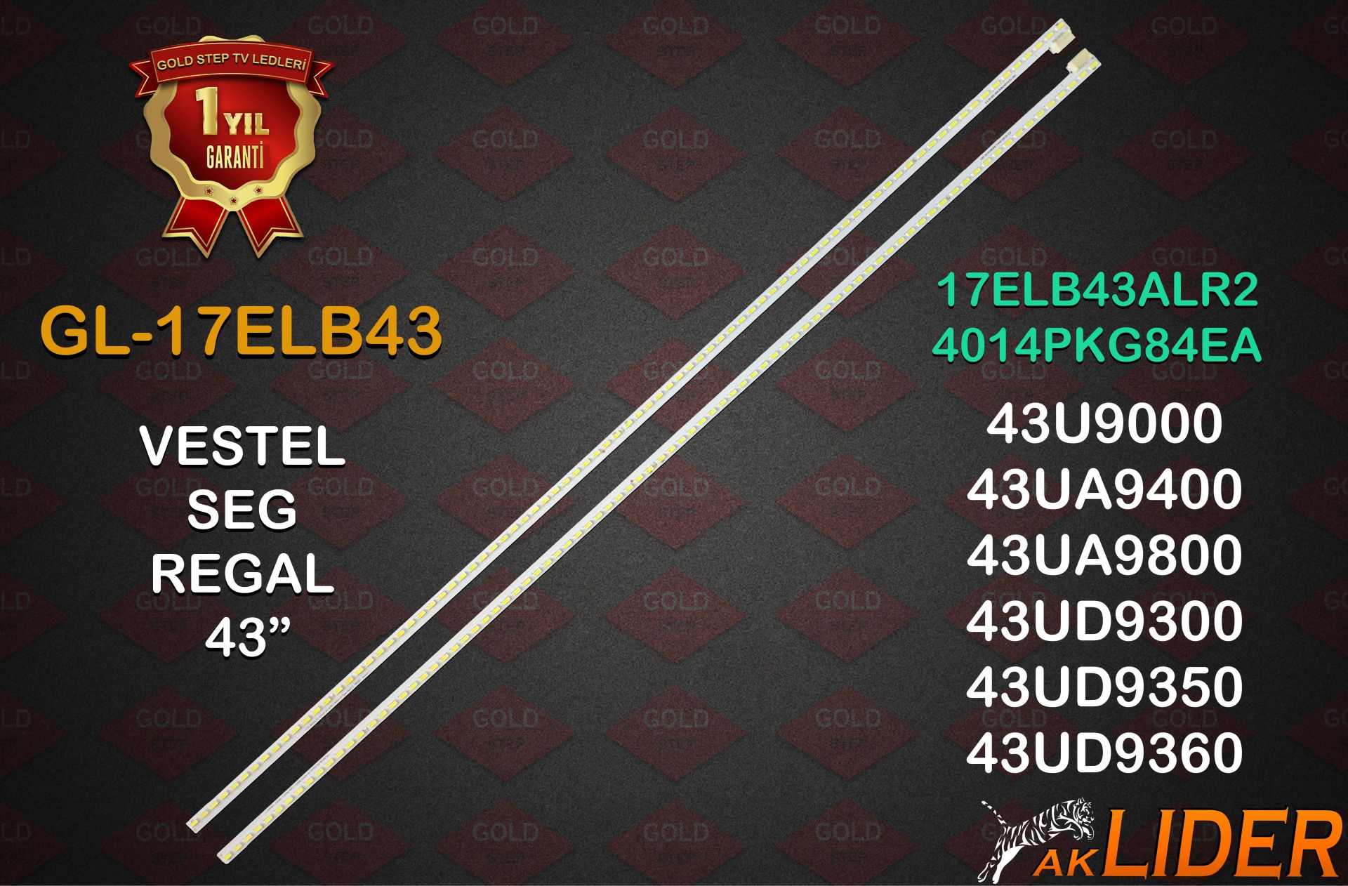 VESTEL SEG 43'' 17ELB43ALR2