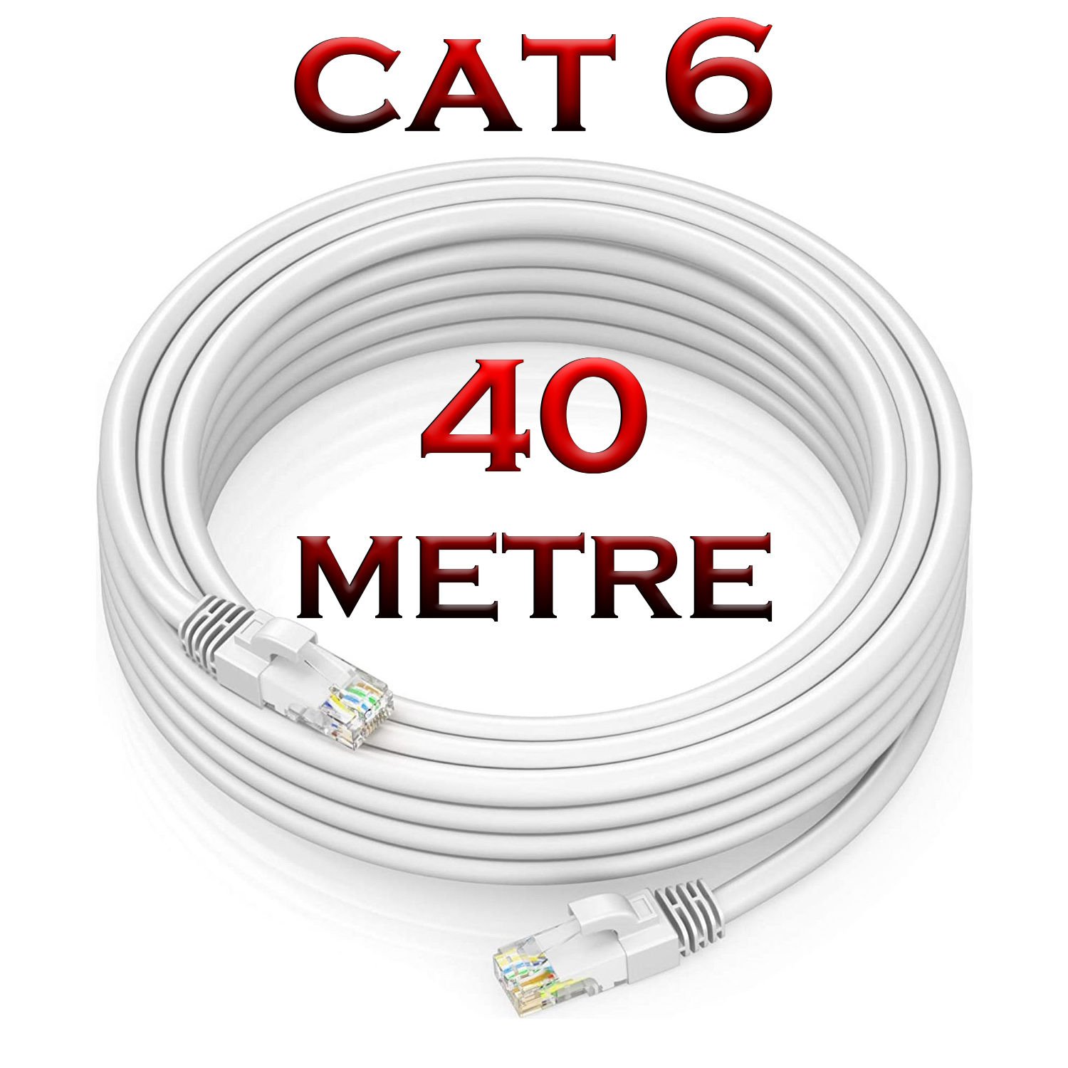 Gold Step 40 Metre Cat 6 Ethernet Kablosu 1 Gbps/s 250Mhz