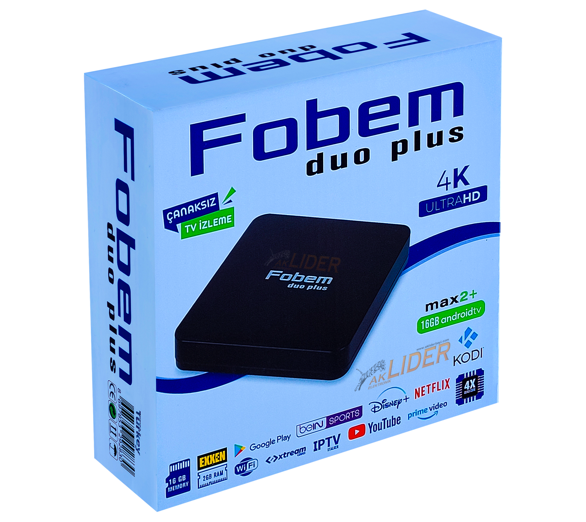 FOBEM DUO PLUS 2GB/16GB ANDROİD BOX