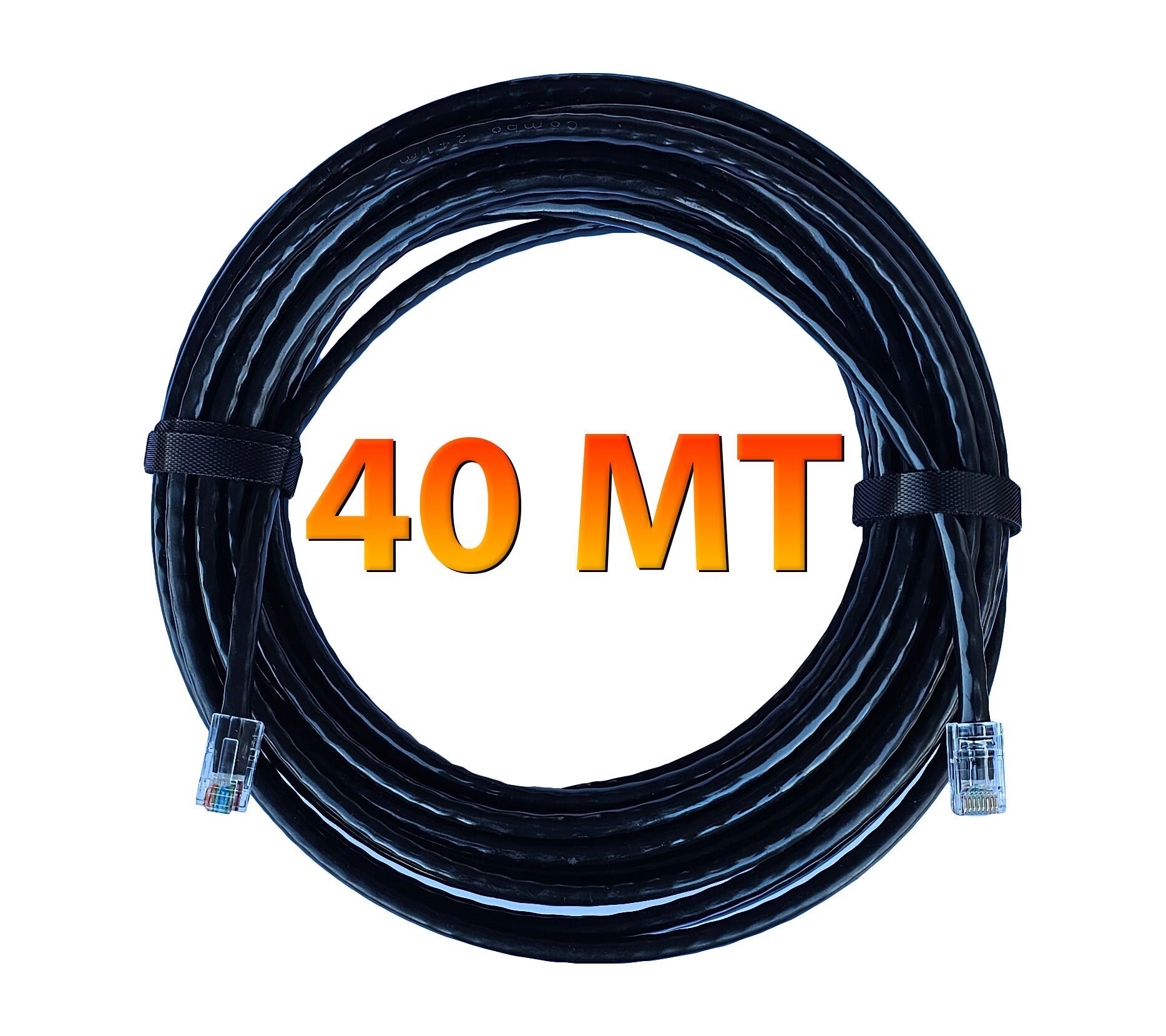 Gold Step Dış / İç Mekan 23 AWG Çift Dış İzolasyonlu CAT 6 Ethernet Kablosu 40 Metre