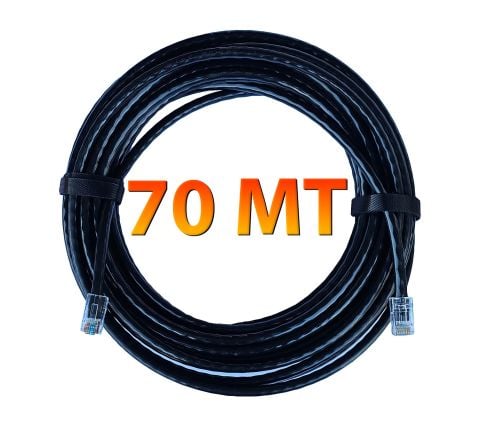 Gold Step Dış / İç Mekan 23 AWG Çift Dış İzolasyonlu CAT 6 Ethernet Kablosu 70 Metre